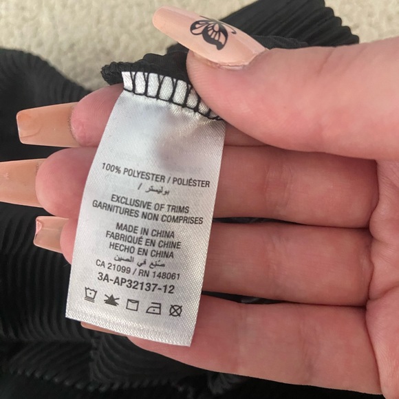 🔸 Ardene 🔸 black ribbed flare pants - Picture 8 of 11